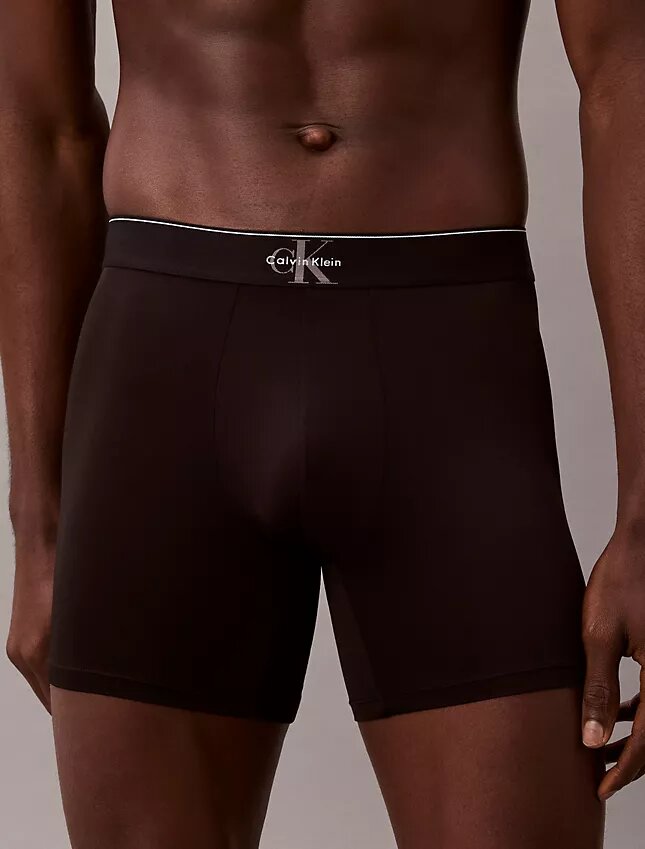 Boxer Brief en microfibre à motif Monogram Boxer Brief en microfibre à motif Monogram