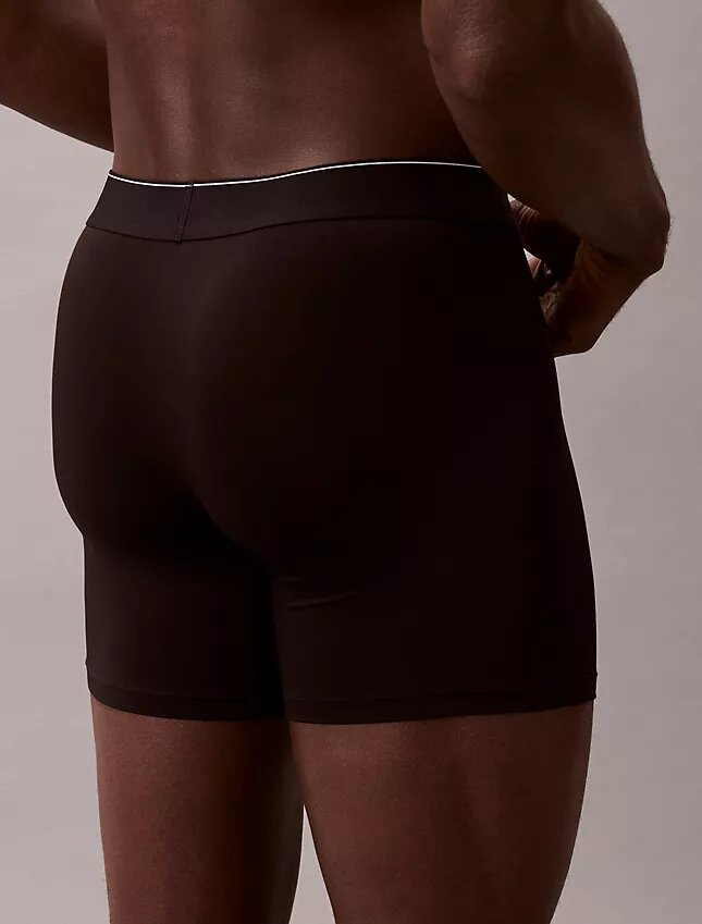 Boxer Brief en microfibre à motif Monogram Boxer Brief en microfibre à motif Monogram