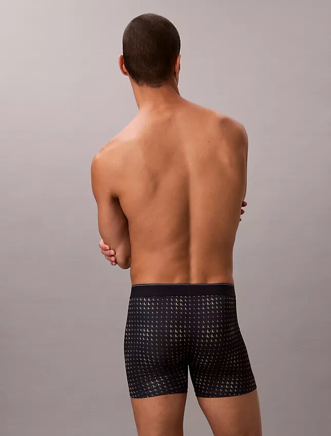 Boxer Brief en microfibre à motif Monogram Boxer Brief en microfibre à motif Monogram