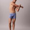 Boxer en microfibre extensible couleur acier Boxer en microfibre extensible couleur acier
