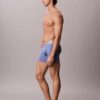Boxer en microfibre extensible couleur acier Boxer en microfibre extensible couleur acier