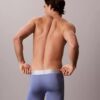 Boxer en microfibre extensible couleur acier Boxer en microfibre extensible couleur acier