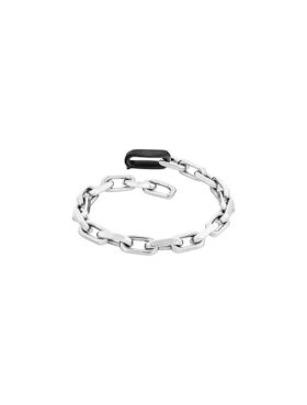 Bracelet à maillons sculptés