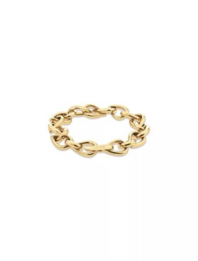 Bracelet à maillons sculpturaux