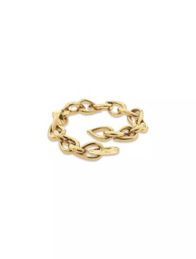 Bracelet à maillons sculpturaux