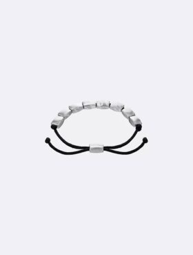 Bracelet à perles de forme rectangulaire organique