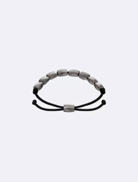 Bracelet à perles de forme rectangulaire organique