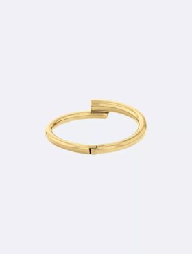 Bracelet rond sculptural
