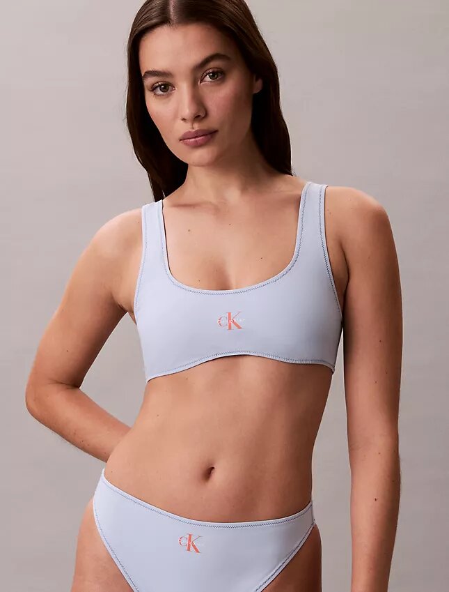 Bralette de bain à monogramme graphique Bralette de bain à monogramme graphique