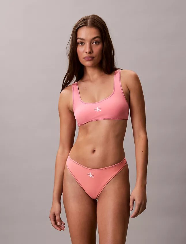 Bralette de bain à monogramme graphique Bralette de bain à monogramme graphique