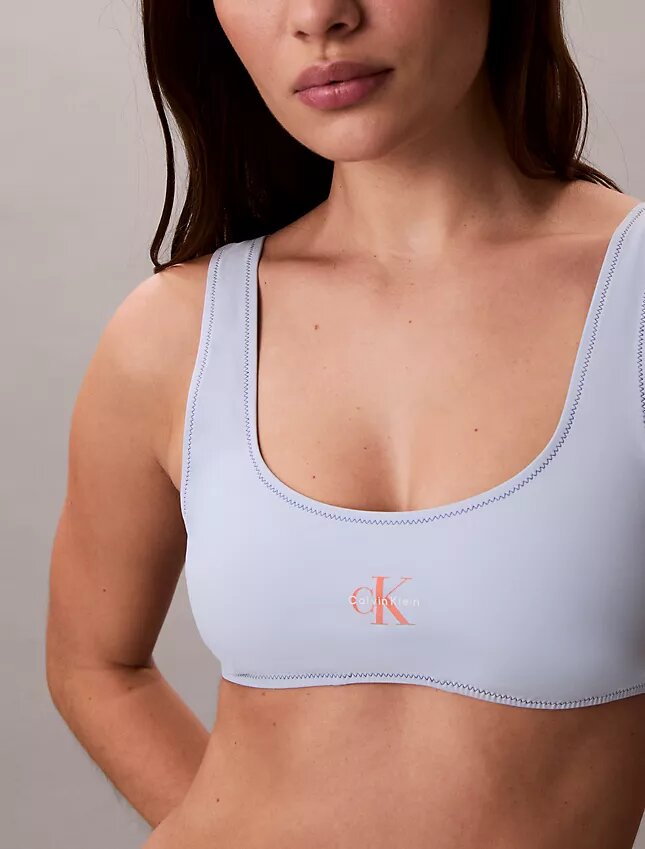 Bralette de bain à monogramme graphique Bralette de bain à monogramme graphique