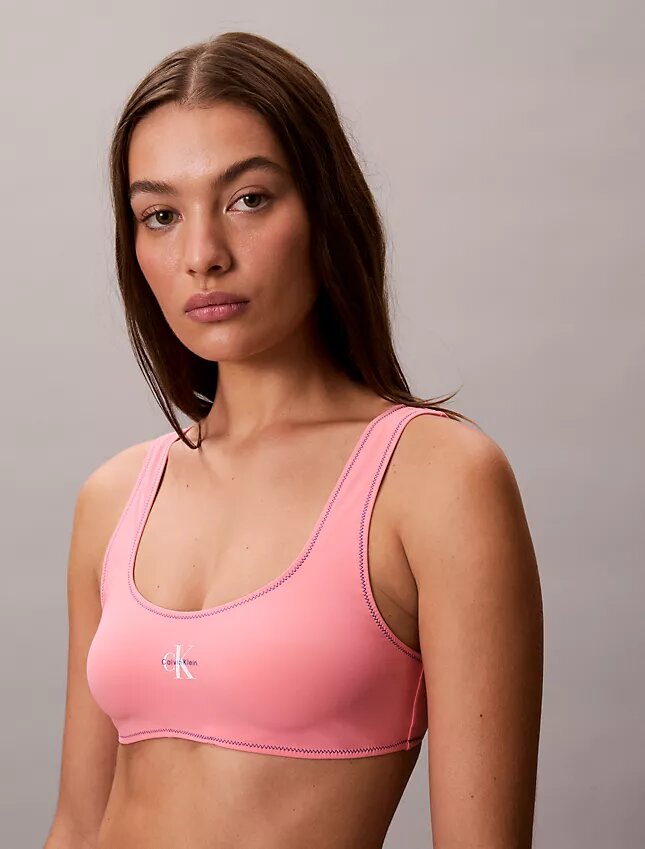 Bralette de bain à monogramme graphique Bralette de bain à monogramme graphique