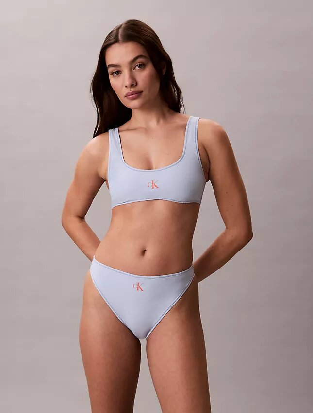 Bralette de bain à monogramme graphique Bralette de bain à monogramme graphique