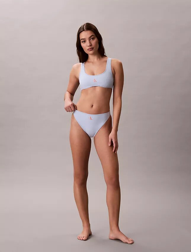 Bralette de bain à monogramme graphique Bralette de bain à monogramme graphique