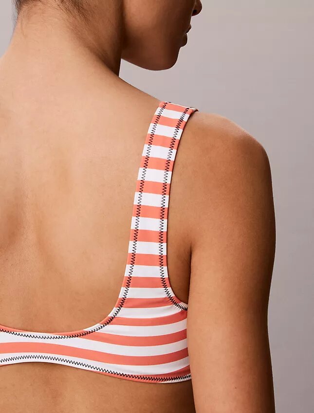 Bralette de bain à monogramme graphique Bralette de bain à monogramme graphique