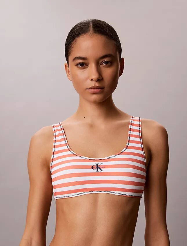Bralette de bain à monogramme graphique Bralette de bain à monogramme graphique