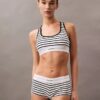 Bralette en coton Modal Stretch côtelé, légèrement doublée Bralette en coton Modal Stretch côtelé, légèrement doublée