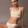 Bralette en coton Modal Stretch côtelé, légèrement doublée Bralette en coton Modal Stretch côtelé, légèrement doublée