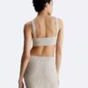 Bralette en laine mélangée côtelée Bralette en laine mélangée côtelée