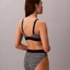 Bralette en microfibre extensible à motif Monogram, légèrement doublée Bralette en microfibre extensible à motif Monogram, légèrement doublée