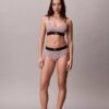 Bralette extensible en Microfiber à monogramme graphique, Unlined Bralette extensible en Microfiber à monogramme graphique, Unlined