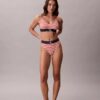 Bralette extensible en Microfiber à monogramme graphique, Unlined Bralette extensible en Microfiber à monogramme graphique, Unlined