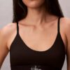 Bralette extensible en Microfiber à monogramme graphique, Unlined Bralette extensible en Microfiber à monogramme graphique, Unlined