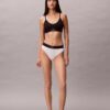 Bralette extensible en Microfiber à monogramme graphique, Unlined Bralette extensible en Microfiber à monogramme graphique, Unlined