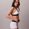 Bralette extensible en Microfiber à monogramme graphique, Unlined Bralette extensible en Microfiber à monogramme graphique, Unlined