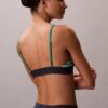 Bralette extensible en Microfiber à monogramme graphique, Unlined Bralette extensible en Microfiber à monogramme graphique, Unlined