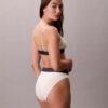 Bralette extensible en Microfiber à monogramme graphique, Unlined Bralette extensible en Microfiber à monogramme graphique, Unlined
