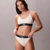 Bralette extensible en Microfiber à monogramme graphique, Unlined Bralette extensible en Microfiber à monogramme graphique, Unlined