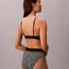 Bralette extensible en Microfiber à monogramme graphique, Unlined Bralette extensible en Microfiber à monogramme graphique, Unlined