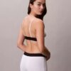 Bralette extensible en Microfiber à monogramme graphique, Unlined Bralette extensible en Microfiber à monogramme graphique, Unlined