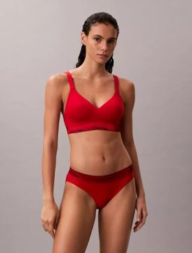 Bralette Icon en coton et Modal métallisé