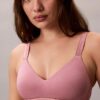 Bralette Icon en coton et Modal métallisé, légèrement doublée