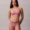 Bralette Icon en coton et Modal métallisé, légèrement doublée