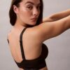 Bralette Icon en coton et Modal métallisé, légèrement doublée