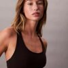 Bralette Icon en coton et Modal métallisé, Unlined