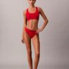 Bralette Icon en coton et Modal métallisé, Unlined