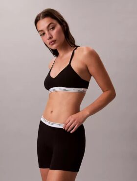 Bralette légèrement doublée en coton et Modal