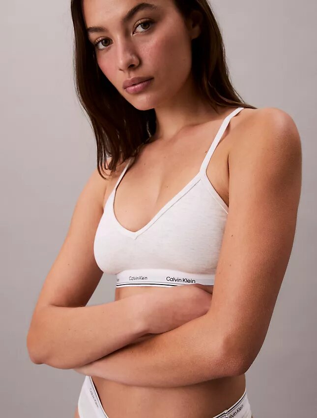 Bralette légèrement doublée en coton et Modal Bralette légèrement doublée en coton et Modal