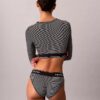 Bralette à manches longues légèrement doublée en coton Modal Icon
