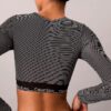 Bralette à manches longues légèrement doublée en coton Modal Icon