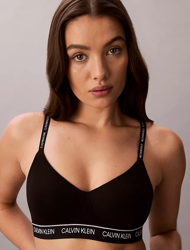 Bralette sans armatures légèrement doublée avec logo Archive Bralette sans armatures légèrement doublée avec logo Archive