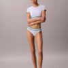 Bralette T-shirt légèrement doublée en coton Modal rayé Icon