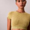 Bralette T-shirt légèrement doublée en Cotton Stretch Icon