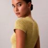 Bralette T-shirt légèrement doublée en Cotton Stretch Icon