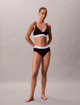 Bralette triangle de grossesse Icon en coton et Modal, légèrement doublée