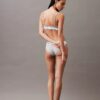 Bralette triangle à fermeture sur le devant, légèrement doublée, en coton et Modal Icon